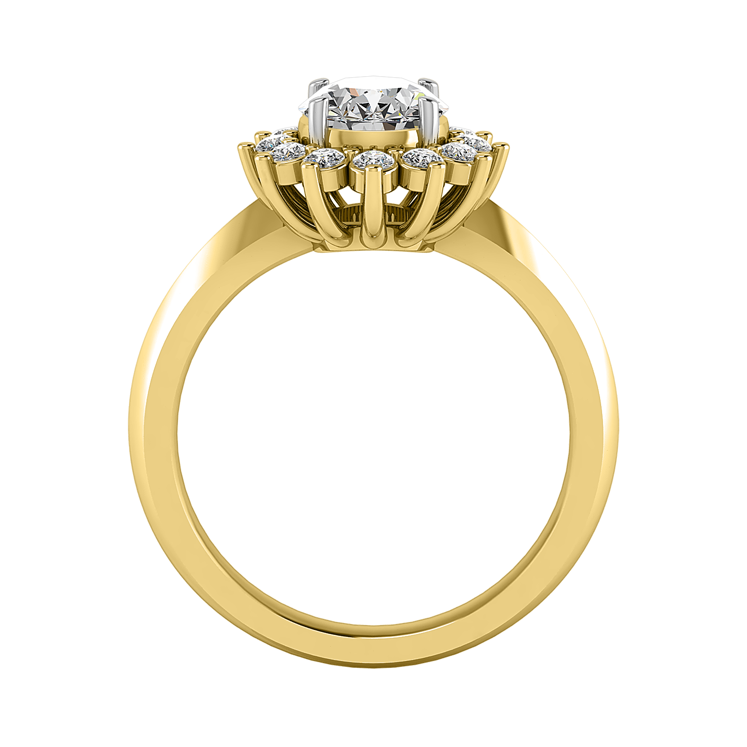 Lia Halo Engagement Ring